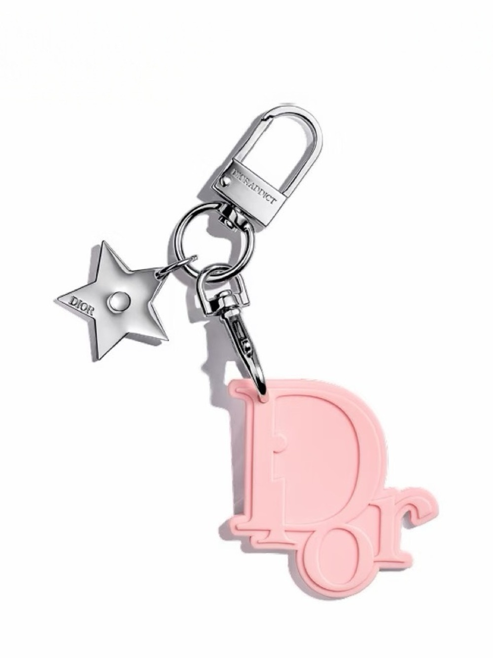 Dior beauty Pink silicone Star Key-Charm